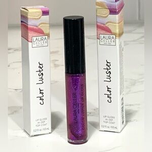 2X Laura Geller Amethyst Glaze Color Luster Top Coat Lip Gloss